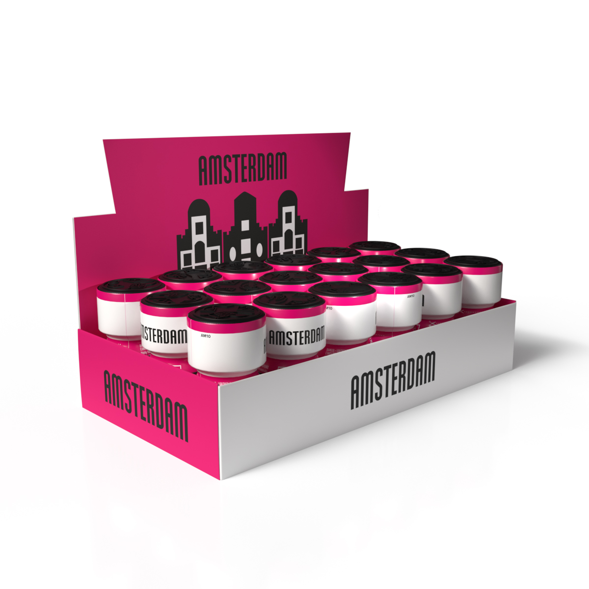 Présentoir Amsterdam — tray 18 pièces