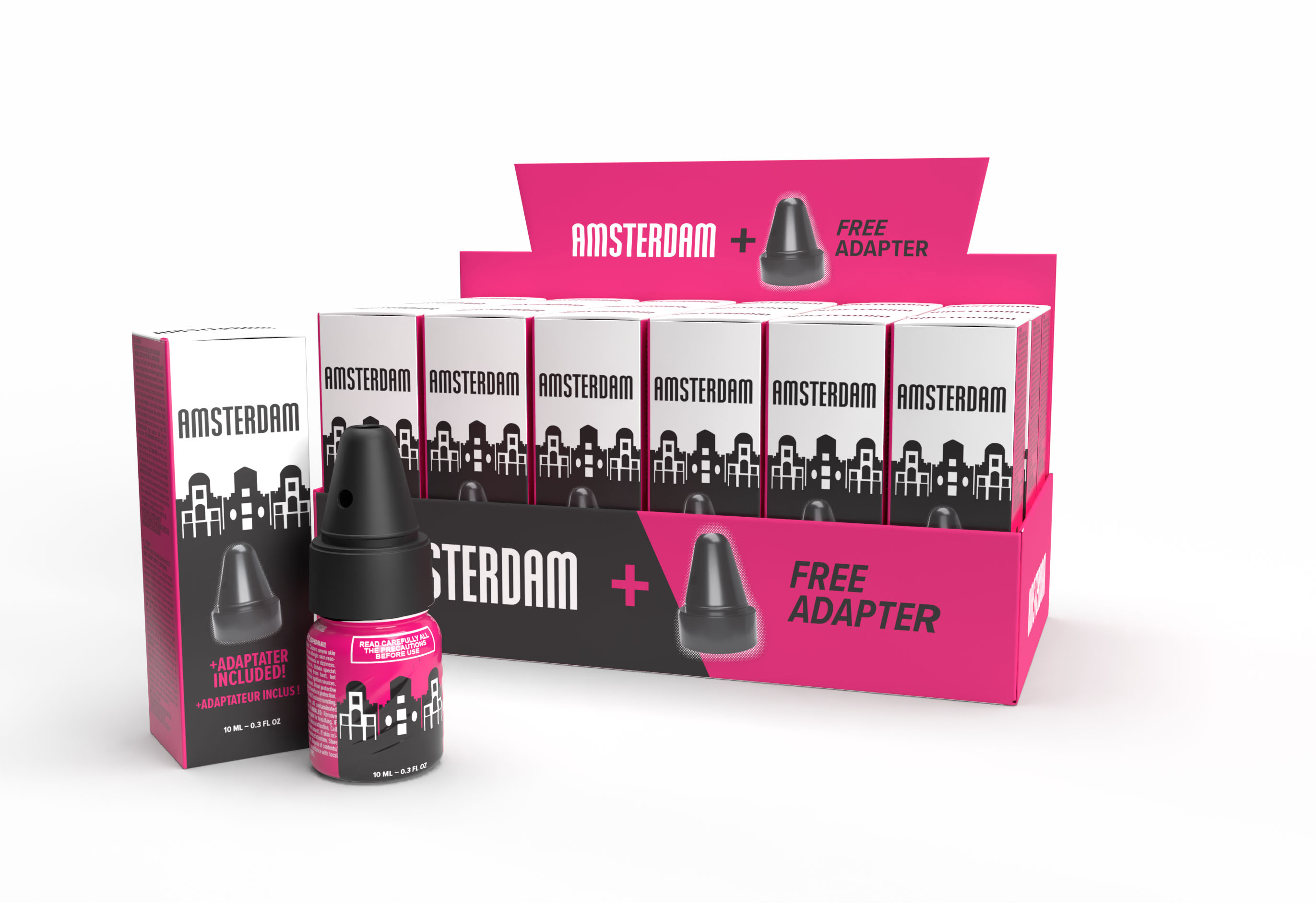 Présentoir Amsterdam With Adapter — tray 18 pièces