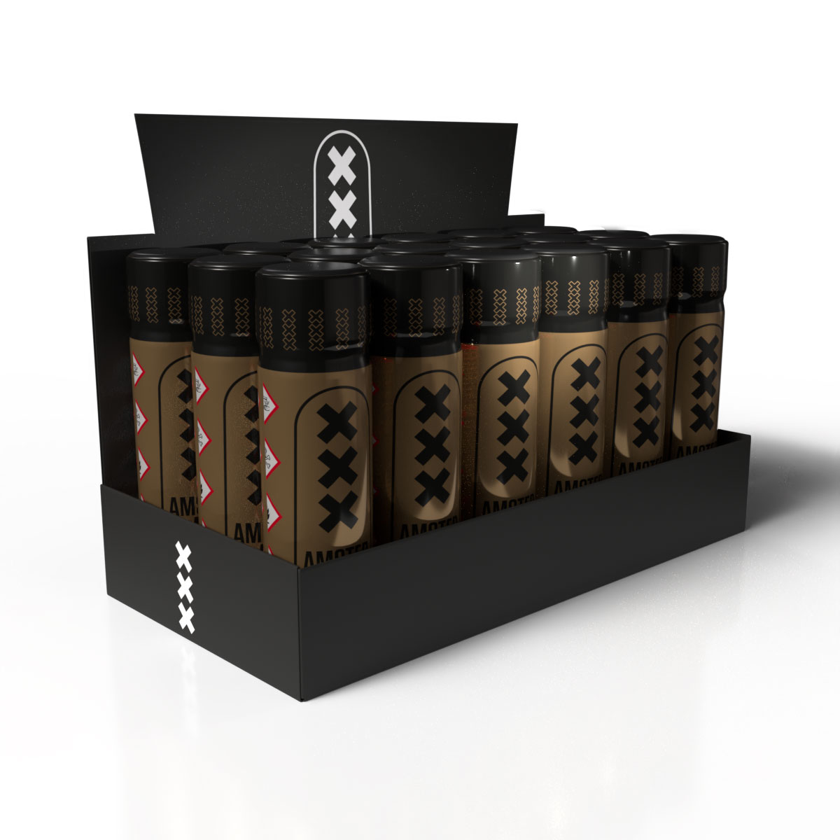 Présentoir Amsterdam XXX Propyl — tray 18 pièces