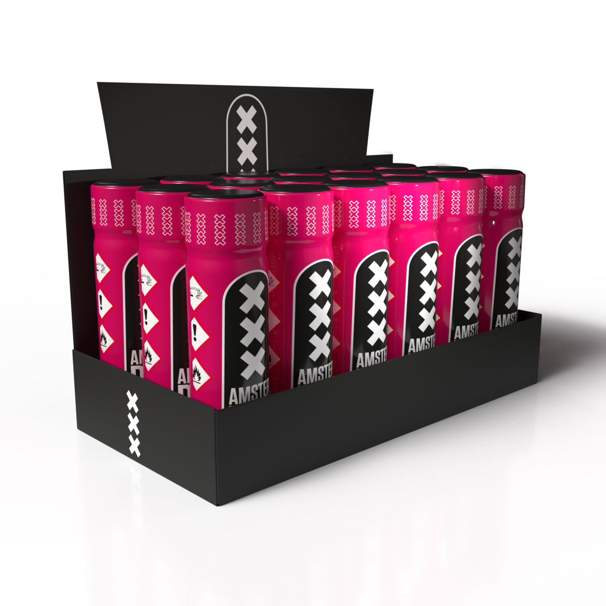 Présentoir Amsterdam XXX Pentyl — tray 18 pièces