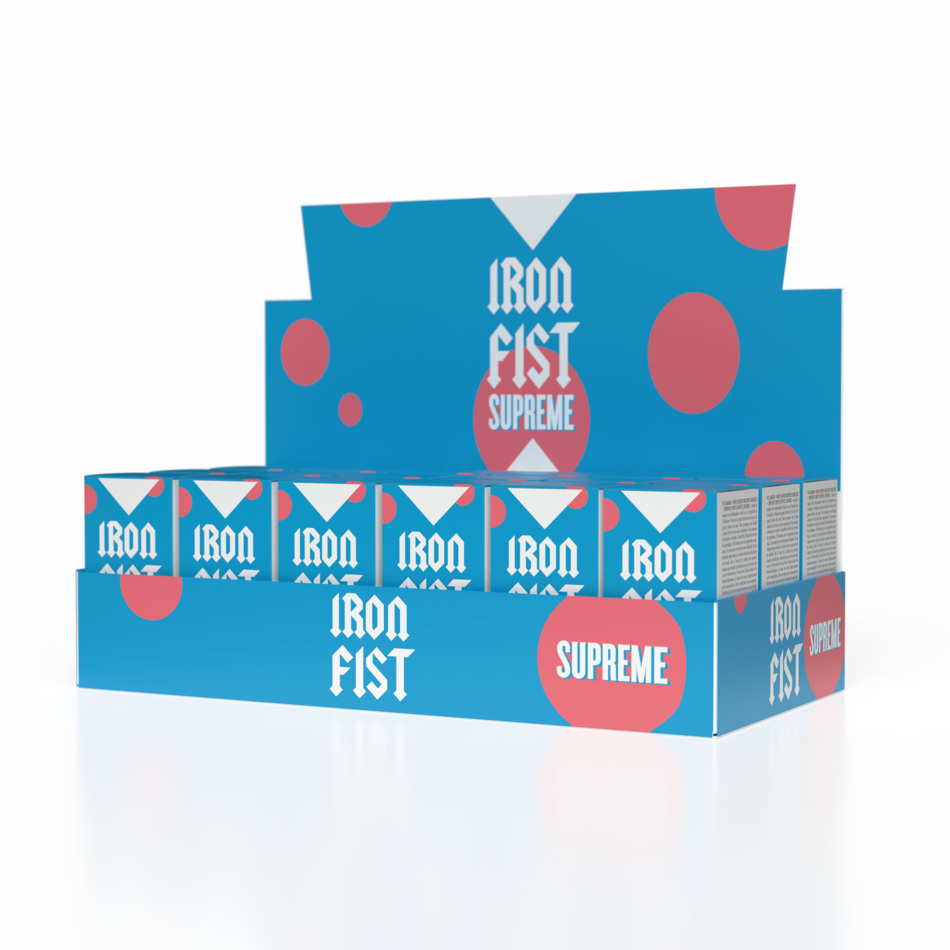 Présentoir Iron Fist Supreme — tray 18 pièces