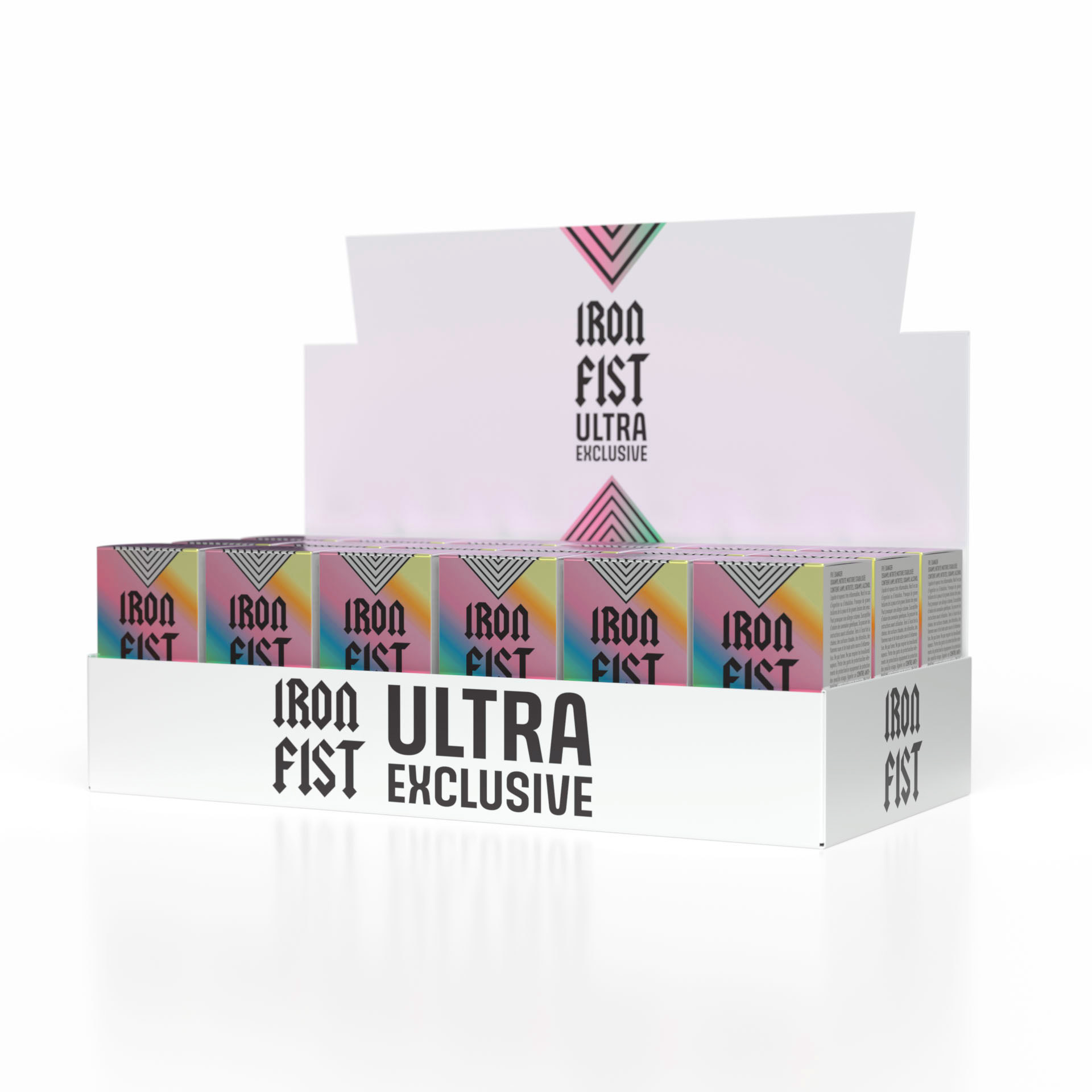 Présentoir Iron Fist Ultra Exclusive — tray 18 pièces