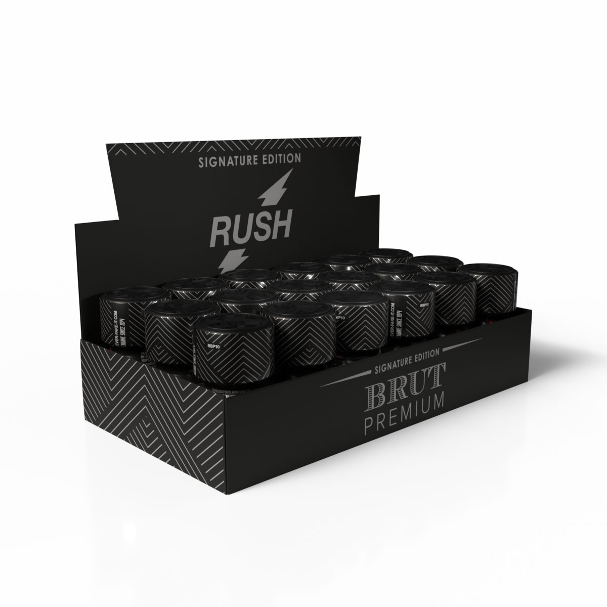 Présentoir Rush Brut Premium — tray 18 pièces
