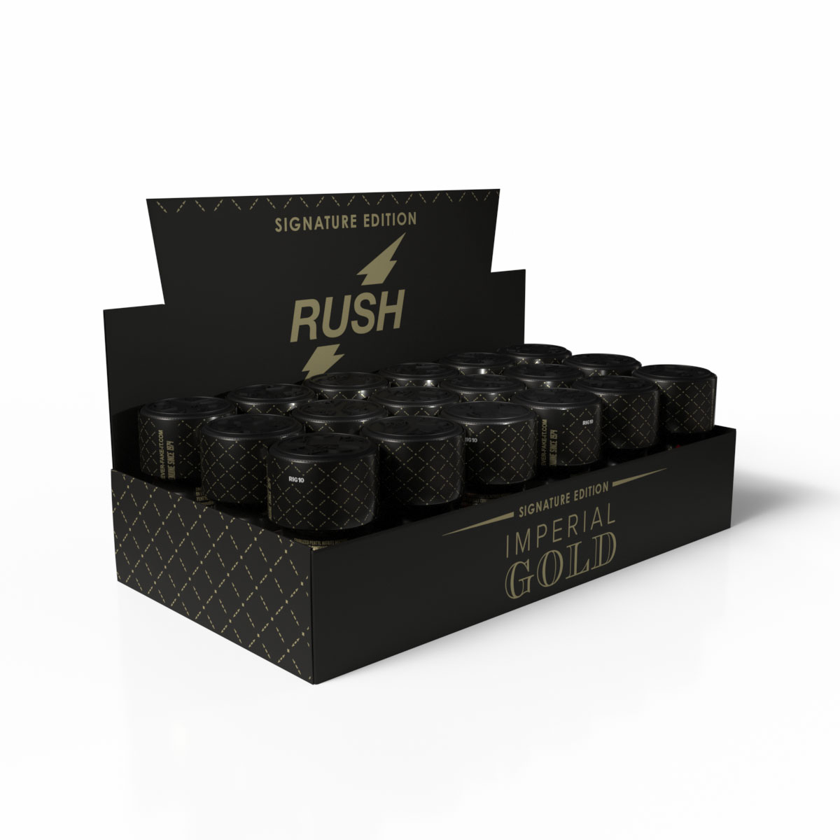 Présentoir Rush Imperial Gold — tray 18 pièces