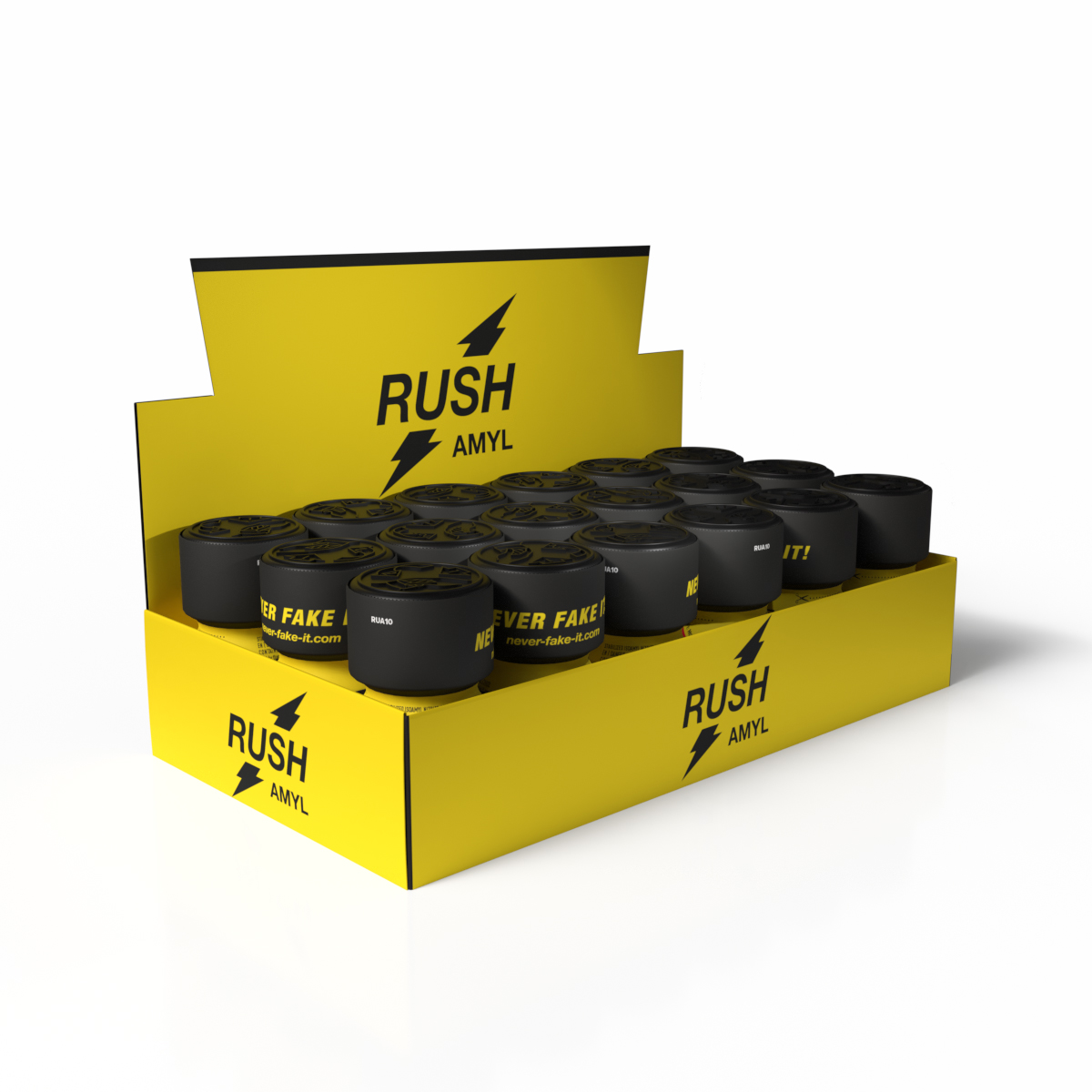 Présentoir Rush Amyl — tray 18 pièces