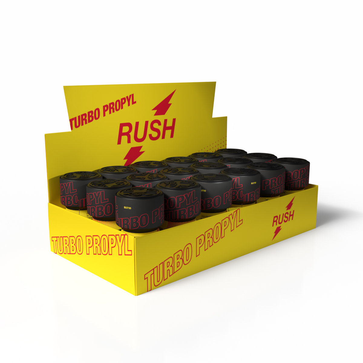 Présentoir Rush Turbo — tray 18 pièces
