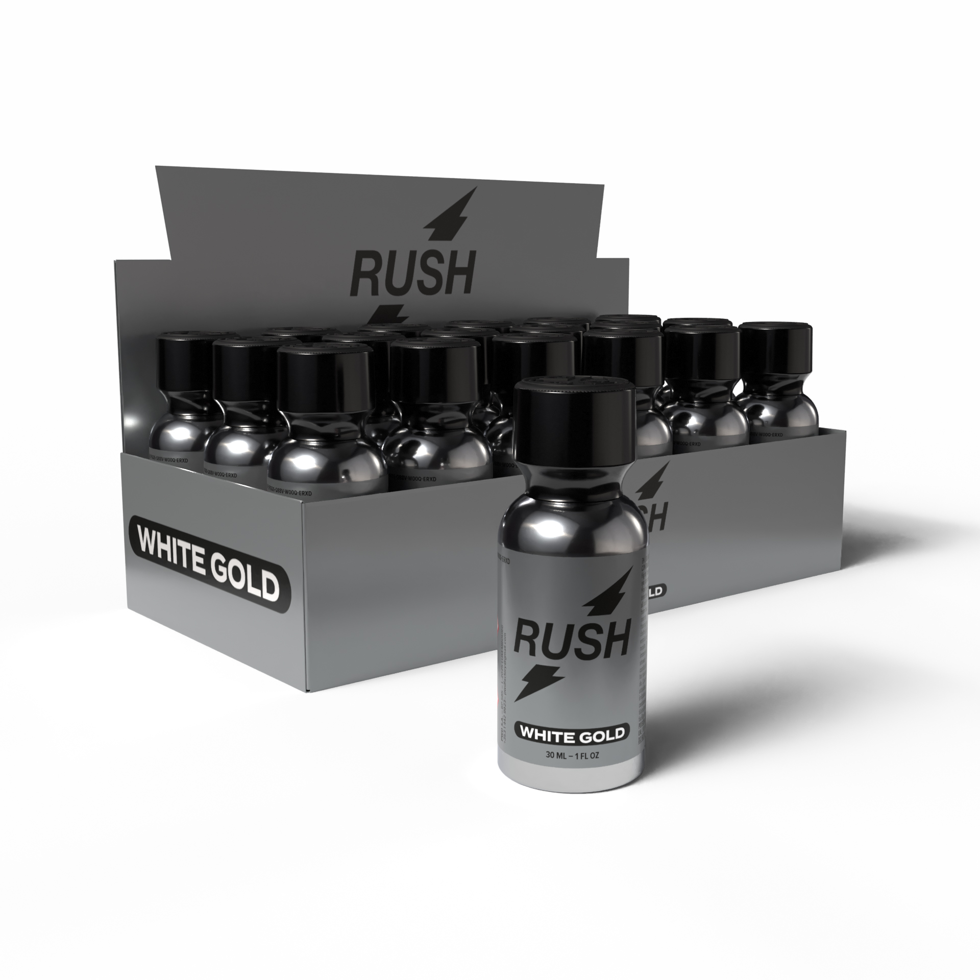 Présentoir Rush White Gold — tray 18 pièces