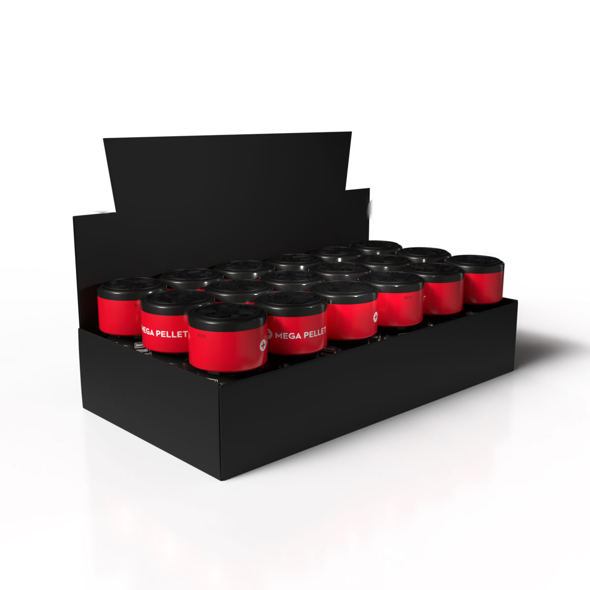 Présentoir Rush Zero — tray 18 pièces