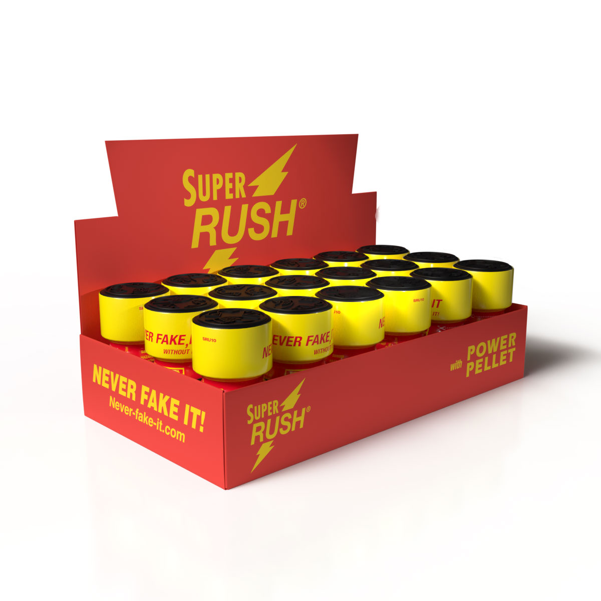 Présentoir Super Rush — tray 18 pièces
