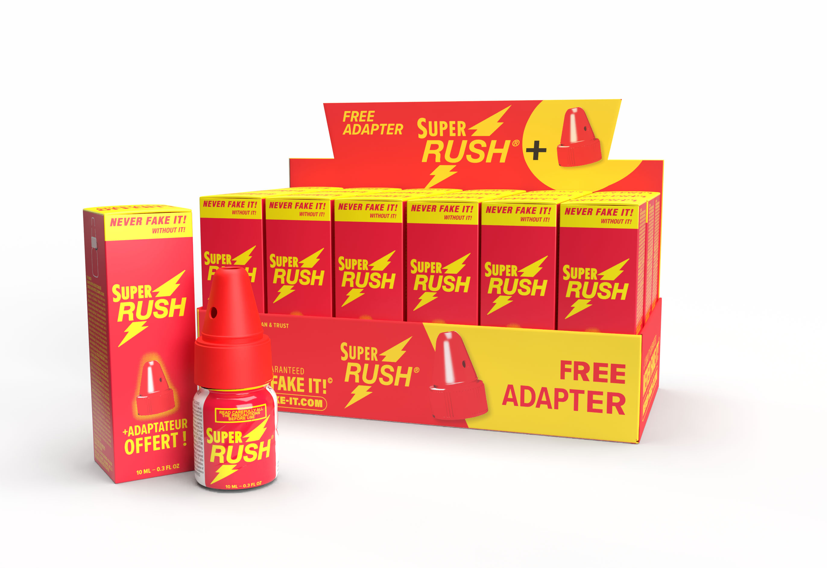 Présentoir Super Rush With Adapter — tray 18 pièces